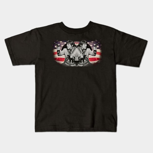 American Bronson Kids T-Shirt by Bolt•Slinger•22